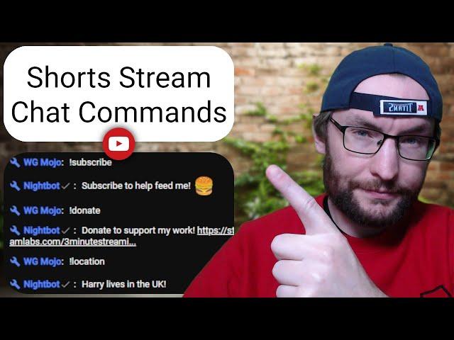 YouTube Shorts Stream - How To Add Nightbot Chat Commands (Easy Tutorial)