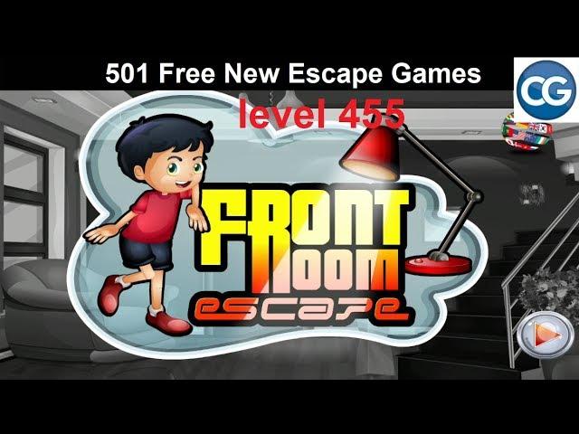 [Walkthrough] 501 Free New Escape Games level 455 - Front room escape - Complete Game