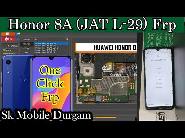 Honor 8a(Jat L 29) frp unlock tool | honor 8a frp bypass unlock tool | sk mobile durgam