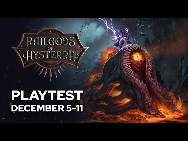 RailGods of Hysterra - Steam Playtest Trailer