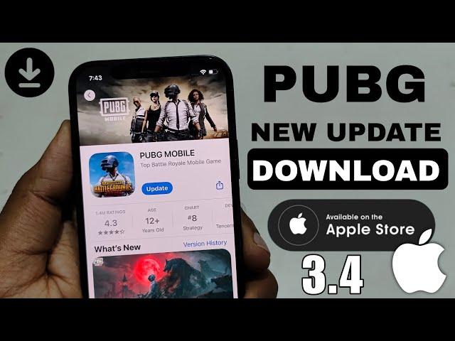 PUBG 3.4 UPDATE IPHONE | HOW TO UPDATE PUBG IN IPHONE | HOW TO DOWNLOAD PUBG NEW VERSION IN IPHONE