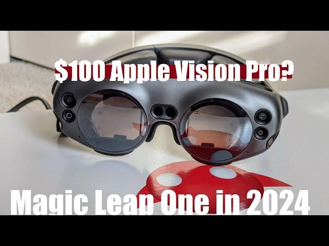 Budget $100 Apple Vision Pro? Magic Leap One AR Glasses in 2024 - Spatial Computing Headset Review!