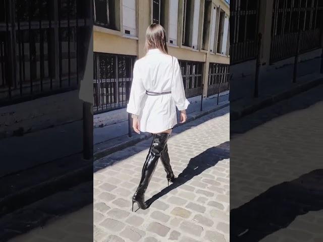 Our Model 560 Thigh-high boot in Paris #cuissardes