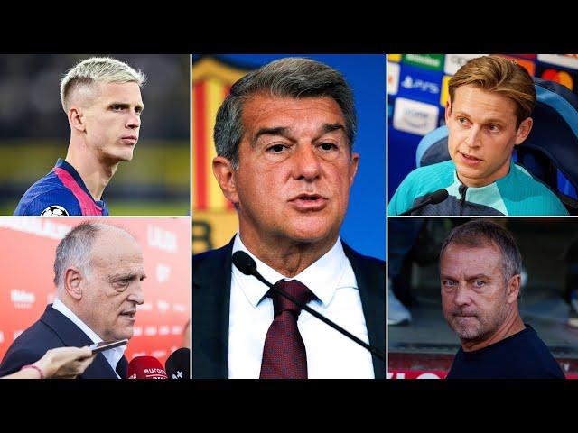 BARCELONA STILL BELIEVE THEY *WILL* REGISTER OLMO - LAPORTA UNDER PRESSURE - DE JONG SPEAKS OUT