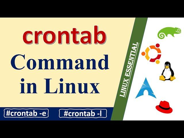 crontab command in Linux || Schedule Future/Recurring Tasks