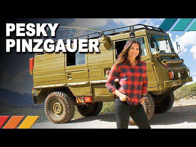 PESKY PINZGAUER: Cranky Vintage 4x4 Military Truck at Hagar's South Lake Tahoe Garage | EP19