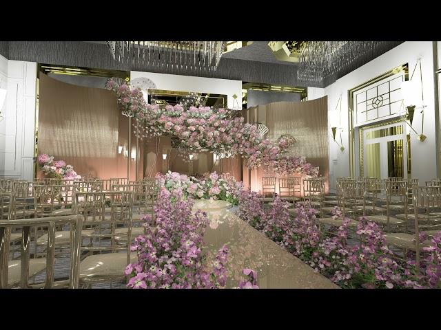 3D Wedding Decoration Holy Matrimony