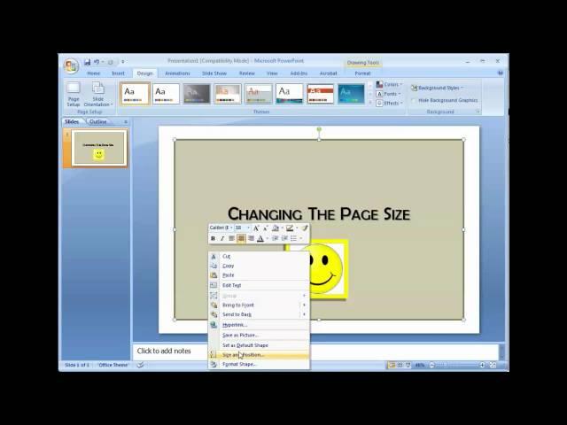 PowerPoint: Adjusting Image Proportions w DrCPriest