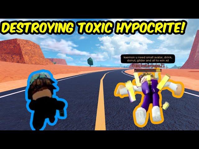 DESTROYING THE MOST HYPOCRITICAL TOXIC CRIMINAL in Roblox Jailbreak!