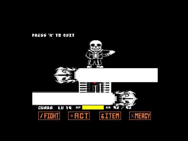 UNDERTALE - BAD TIME SIMULATOR - CUSTOM ATTACK