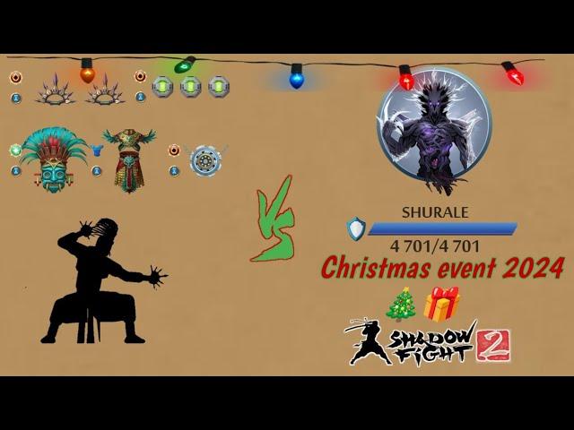 Shadow fight 2 gameplay || SHURALE Boss - Christmast event 2024 