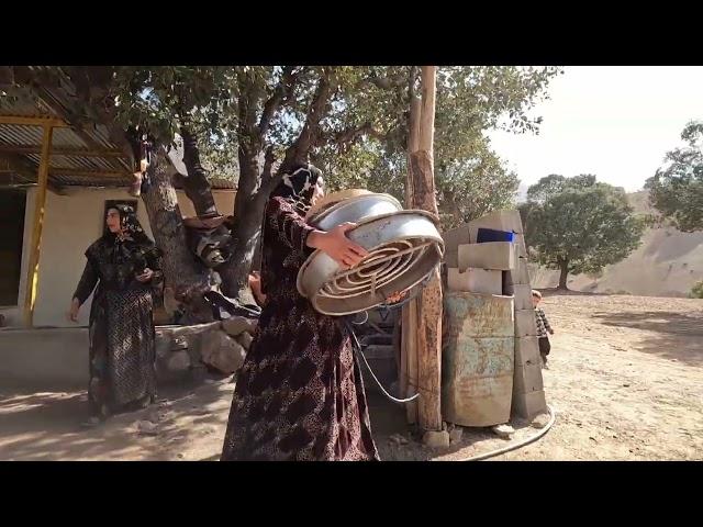 "Zahra's Trip to Her Brother's House: Borrowing Supplies for Baking Traditional Bread"