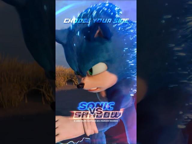 SONIC VS SHADOW first teaser- CHOOSE YOUR SIDE -ft:@AMARGEMrec #SonicvsShadow #Sonic #Shadow #shorts