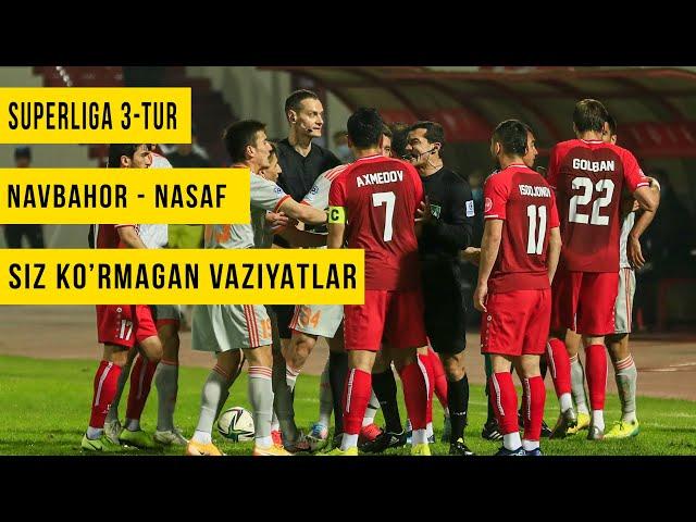 Muzlatgichda o'tirgan Ro'ziqul Berdiyev yohud "Navbahor"-"Nasaf" o'yinida siz ko'rmagan vaziyatlar!