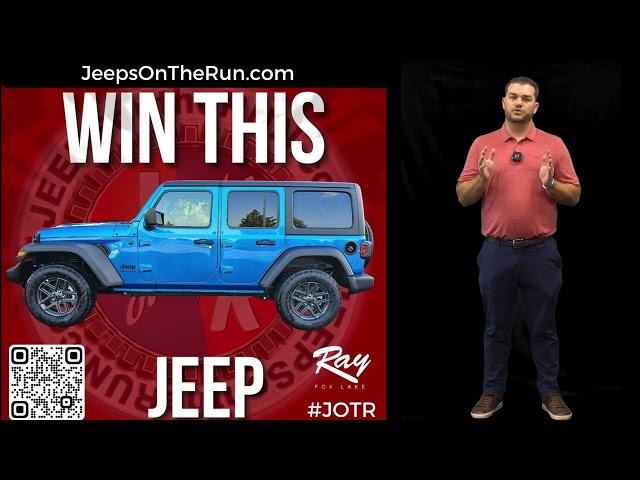 WIN THIS JEEP.  Don't miss this Jeeps On The Run Event