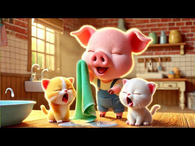 Rửa Mặt Như Mèo - Bài Hát Được Các Bé Yêu Thích Nghe Nhiều Nhất Hiện Nay - Nhạc Thiếu Nhi Vui Nhộn