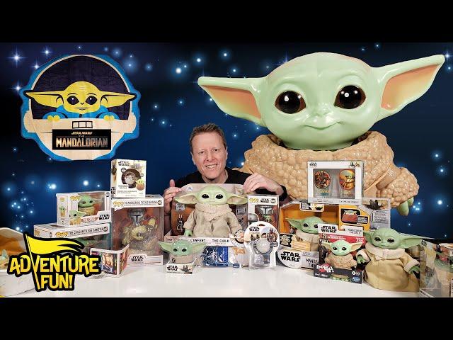 Baby Yoda, the Child, Mandalorian Collection 2, Baby Yoda Toys Unboxing Adventure Fun Toy review!