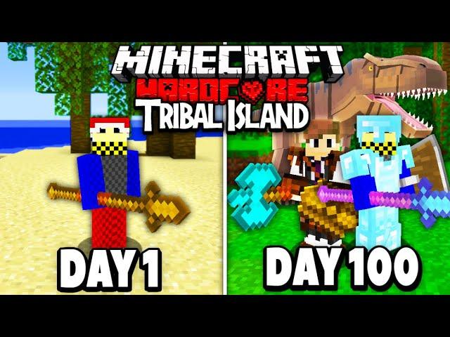 I Survived 100 Days on a HARDCORE TRIBAL Island...