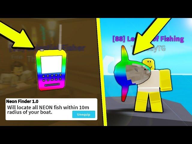 3 TOP SECRETS TO GET NEON FISH EVERY TIME in ROBLOX FISHING SIMULATOR!!