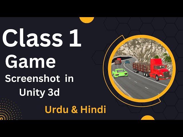 Unity Game Screenshot 3d  Class One Urdu And Hindi \  unity tutorial