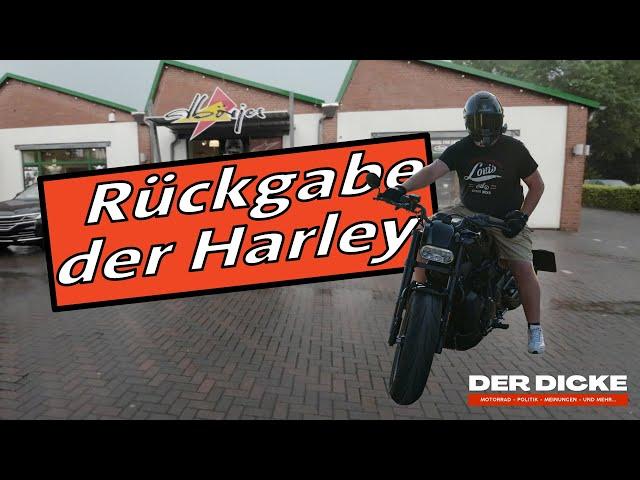 Fazit und Rückgabe der Harley Davidson Sportster S | Regenmodus Test | Der Dicke #harleydavidson