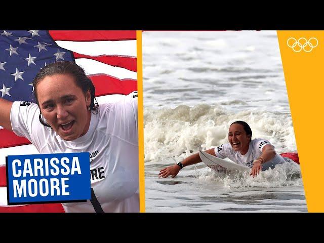 How Carissa Moore became the first ever Olympic champ in women’s surfing! | Wait For It Tokyo 2020