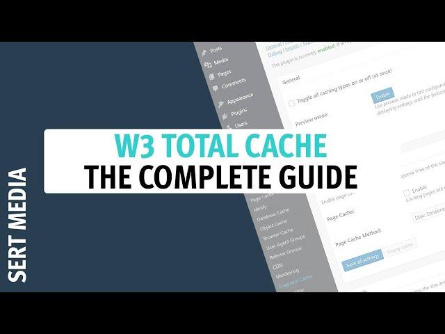 W3 Total Cache Tutorial 2019 - How To Setup W3 Total Cache Plugin - W3 Total Cache Plugin