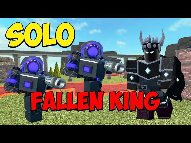 В одиночку против ПАДШЕГО КОРОЛЯ - Roblox Tower Defense Simulator