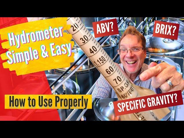 How to Use Hydrometer for Wine Making and HomeBrew - Simple and Easy - Hydrometer 101