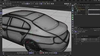 Урок CINEMA4D | Стягивание ткани с машины | Rinat Free