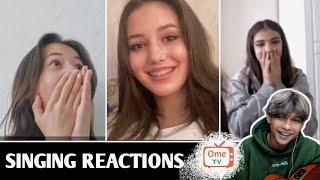 Nyanyi sesuai bahasa mereka di OmeTV | SINGING REACTIONS