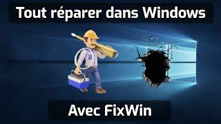 Comment tout réparer dans Windows avec FixWin