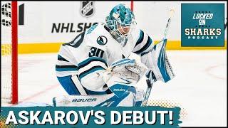 Yaroslav Askarov Makes San Jose Sharks Debut, Sharks Still Lose In Shootout