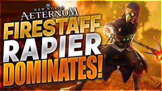 *UPDATED* Fire Staff & Rapier PvP Build! - New World Aeternum