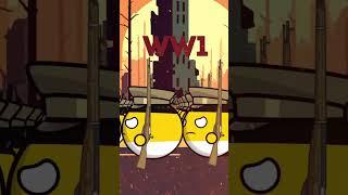 BEFORE vs AT THE TIME WW1 ️ #countryballs