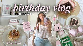 GIRLY BIRTHDAY VLOG  turning 24, bday haul, shopping, & dinner