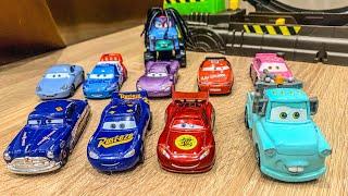 Disney Pixar Cars Lightning Mcqueen, Dinoco, Mater, Hudson, Axlerod, Finn, Frank, Guido, Mack, Shu