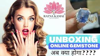 Unboxing Blue Sapphire Ring Received By RatnaKamal Gems #ratnakamalgems #gemstone