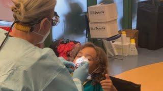 Kids receive dental exams at American Family Field | FOX6 News Milwaukee