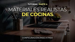 Cómo Renderizar una Cocina con V-Ray - Tutorial 4 - Configurando materiales realistas