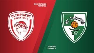 Olympiacos Piraeus -Zalgiris Kaunas Highlights | Turkish Airlines EuroLeague, RS Round 8