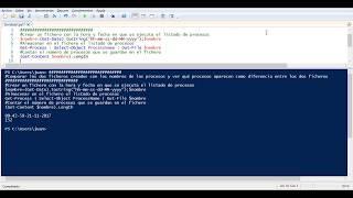 Crear un listado con los procesos que se están ejecutando en PowerShell