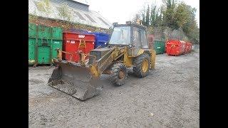 1987 JCB 3CX Sitemaster driving, my first time in 2 years.