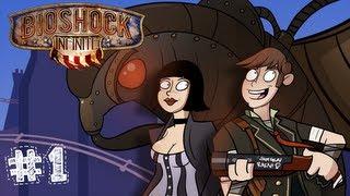 Bioshock Infinite Gameplay / Walkthrough w/ SSoHPKC Part 1 - Spirit in the Sky