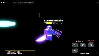 Optimal X!Chara combo(Roblox Soulshatters)