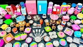 6 Minutes Satisfying with Unboxing Disney Hello Kitty Sanrio Kitchen Set |Miniature ASMR Kitchen Set