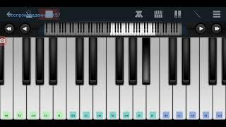 ,,Встанем"SHAMAN Perfect piano tutorial на пианино одним пальцем