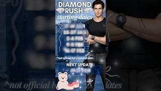  DIAMOND RUSH DATES FOR THE NEW ROMANCE CLUB UPDATE ~ #romanceclubgame #shorts #romanceclub