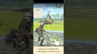 Monster Hunter Now: Ways to use a #bow [part2] #MHNow #HowTo #Shorts