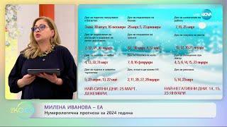 Милена Иванова-ЕА с нумерологична прогноза за 2024 година - „На кафе”” (29.12.2023)